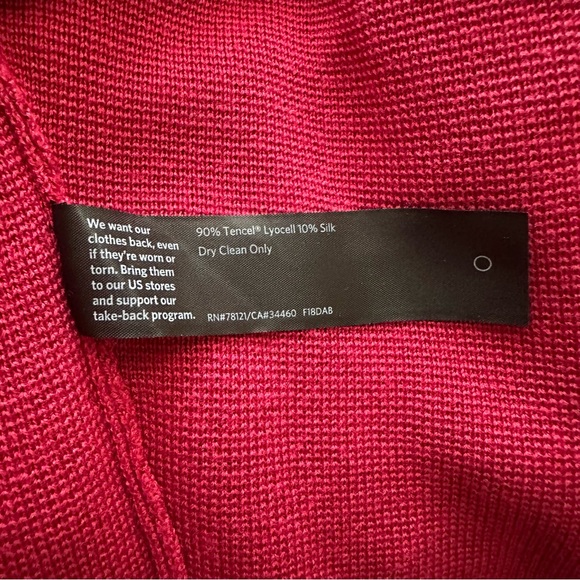 EILEEN FISHER Angle-Front Silky Tencel Cardigan - Picture 3 of 6